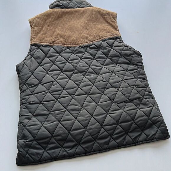 Vintage Element Womens Multicolor Fair Isle Snap Button Front Vest Jacket Size P - Picture 4 of 7